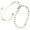 Collier en pierres naturelles Labradorite. Peut se porter en ras de cou ou sautoir selon votre envie  en bracelet 3 tours poigne