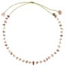 Collier en pierres naturelles Quartz rose .Peut se porter en ras de cou ou sautoir selon votre envie  en bracelet 3 tours poigne