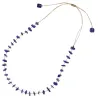 Collier lapis lazuli fil or