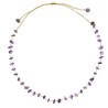 Collier améthyste fil or de vanessa simon