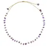Collier améthyste fil or de vanessa simon