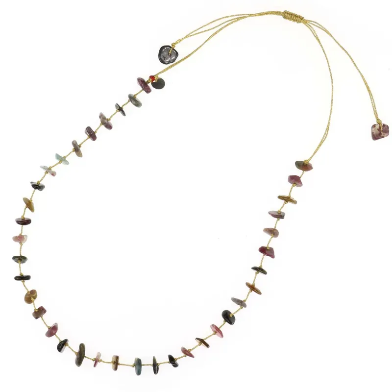 collier tourmaline mix fil or vanessa simon