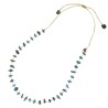Collier Apatite fil d'or vanessa simon