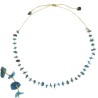 Collier Apatite fil d'or vanessa simon