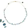 Collier Apatite fil d'or vanessa simon