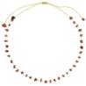 Collier en pierres naturelles jaspe .Peut se porter en ras de cou ou sautoir selon votre envie  en bracelet 3 tours poigne