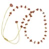 Collier en pierres naturelles jaspe .Peut se porter en ras de cou ou sautoir selon votre envie  en bracelet 3 tours poigne