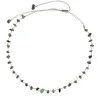 Collier 3 en. 1 lien pierres naturelles cou, poignet,cheville juste magique accumulé