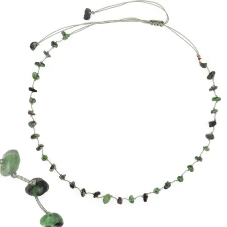 Collier Rubis-zoisite