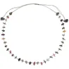 Collier  vanessa simon Tourmaline fil gris