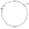 Collier Amazonite fil gris vanessa simon