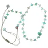 Collier Amazonite fil gris vanessa simon