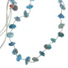 Collier Apatite fil gris vanessa simon