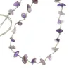 Collier Améthyste fil gris vanessa simon