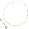 Collier vanessa simon Coquillage fil gris