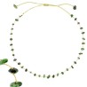 Collier vanessa simon rubis zoïsite fil or