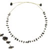 Collier vanessa simon tourmaline noire fil or
