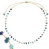 Collier Mix Amazonite/Apatite/Lapis-Lazuli