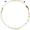 Collier fil or quartz rose, citrine, améthyste de vanessa simon