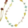 Collier fil or quartz rose, citrine, améthyste de vanessa simon