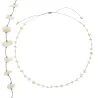 Collier vanessa simon Coquillage fil gris