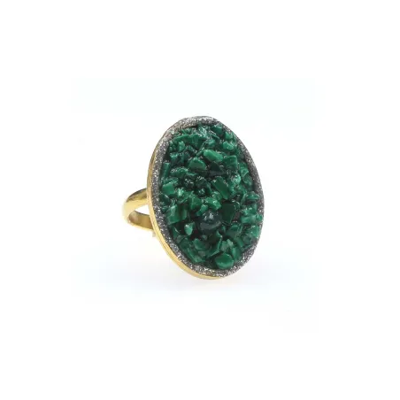 Bague GM Malachite