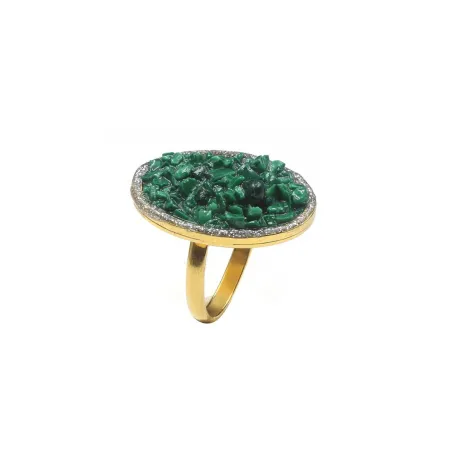 Bague GM Malachite