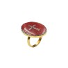 Bague GM Corail /Croix