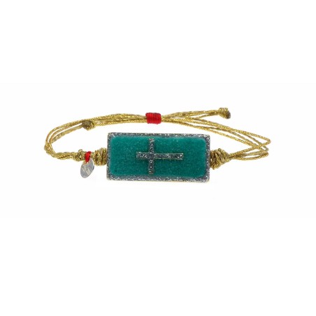 Bracelet Turquoise croix
