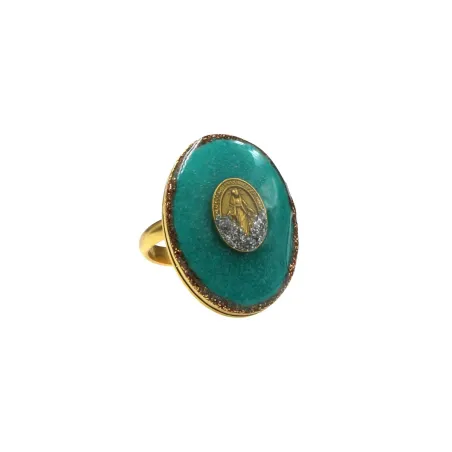 Bague GM Turquoise /Madone