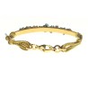 Bracelet Demi-jonc Turquoise réglable