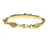 Bracelet Demi-jonc Turquoise réglable