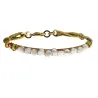Bracelet demi-jonc Nacre réglable