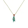 Collier Mano cortuno Turquoise