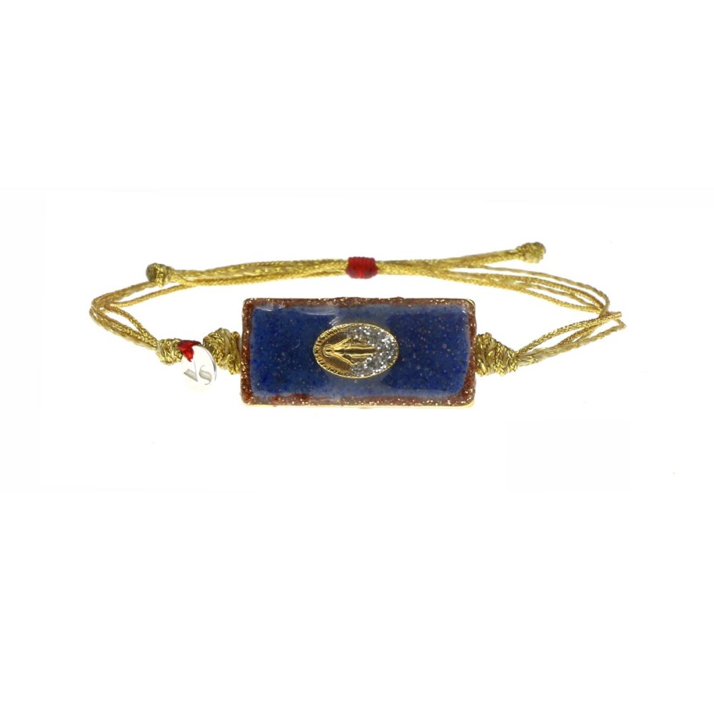 Bracelet Lapis lazuli madone