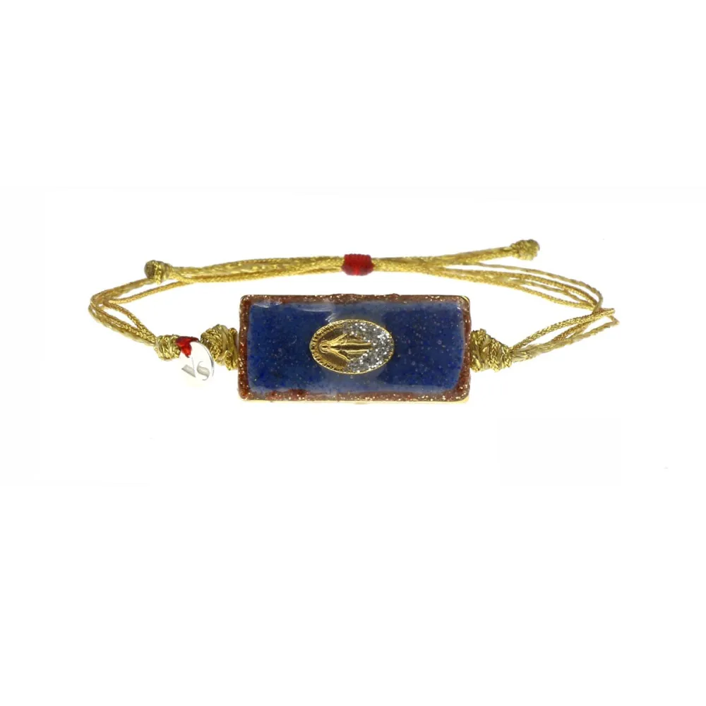 Bracelet Lapis lazuli madone