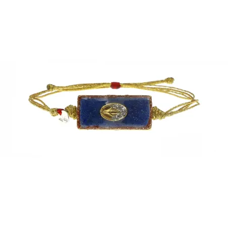 Bracelet Lapis lazuli madone