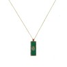 Collier Médaillon Croix Lapis Lazuli Émaillé Or – Fait Main | Vanessa Simon