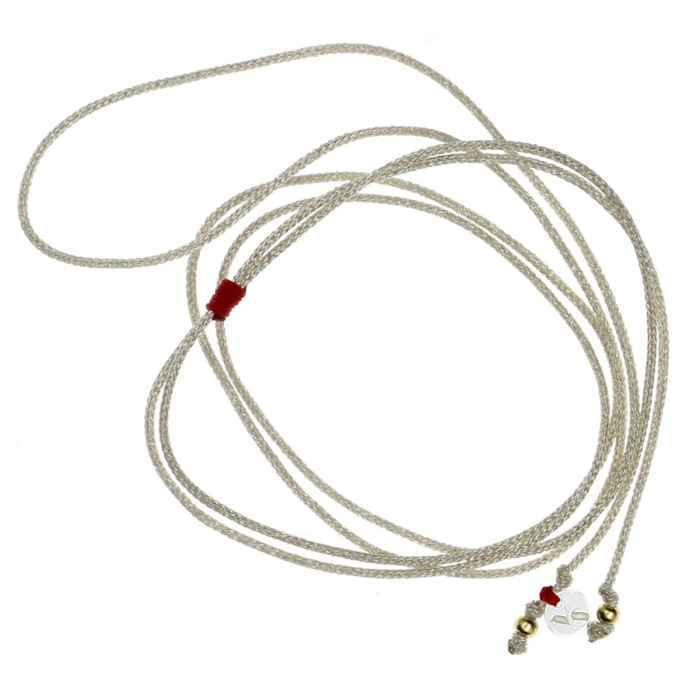 Cordon argent pour charms