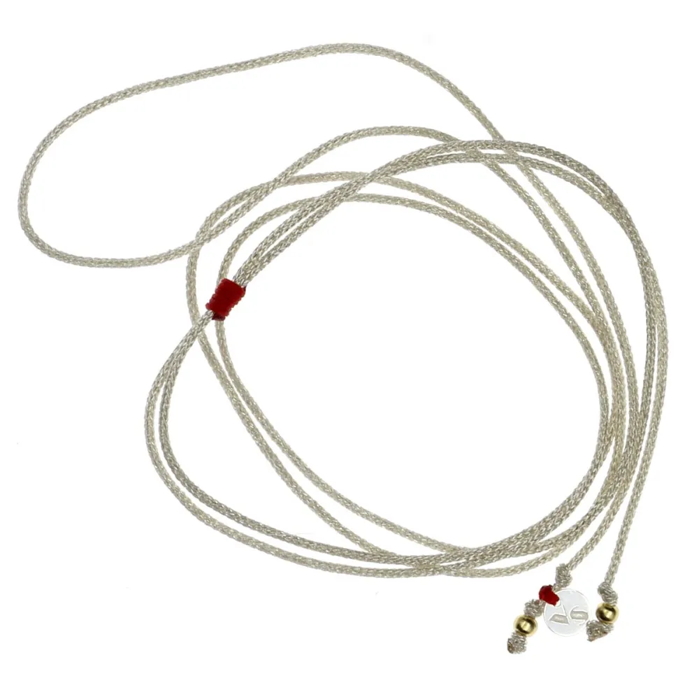Cordon argent pour charms