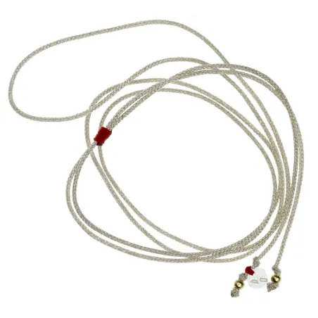 Cordon argent pour charms