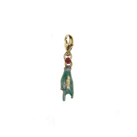 Charm Mano cortuno malachite