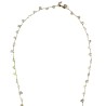 Collier en pierres naturelles Nacre baroque. Peut se porter en ras de cou ou sautoir selon votre envie  en bracelet 3 tours poig