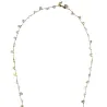 Collier en pierres naturelles Nacre baroque. Peut se porter en ras de cou ou sautoir selon votre envie  en bracelet 3 tours poig