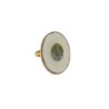 Bague GM émail blanc  madone vanessa simon