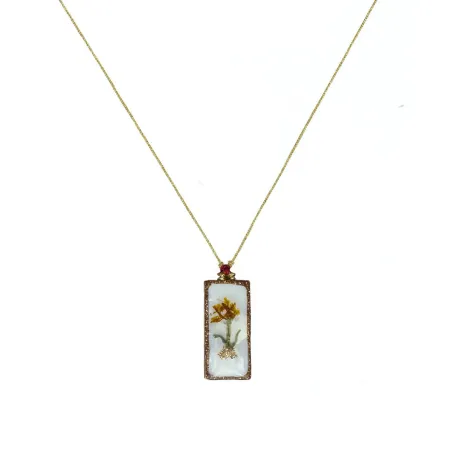 Collier Barrette solo d'oru sur fil or – Fait Main | Vanessa Simon