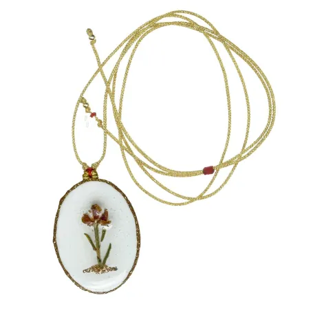 Collier Médaillon Solo d'oru sur fil or – Fait Main | Vanessa Simon