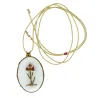 Collier Médaillon Solo d'oru sur fil or – Fait Main | Vanessa Simon