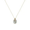 Collier Médaillon Solo d'oru sur fil or – Fait Main | Vanessa Simon