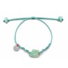 Bracelet Amazonite fil turquoise